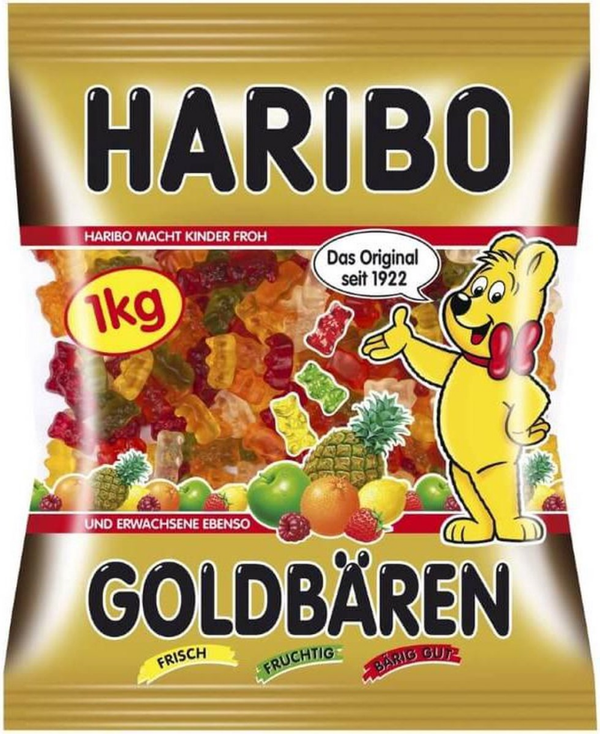 Haribo Wichtgoed Goudbeertjes 1kg