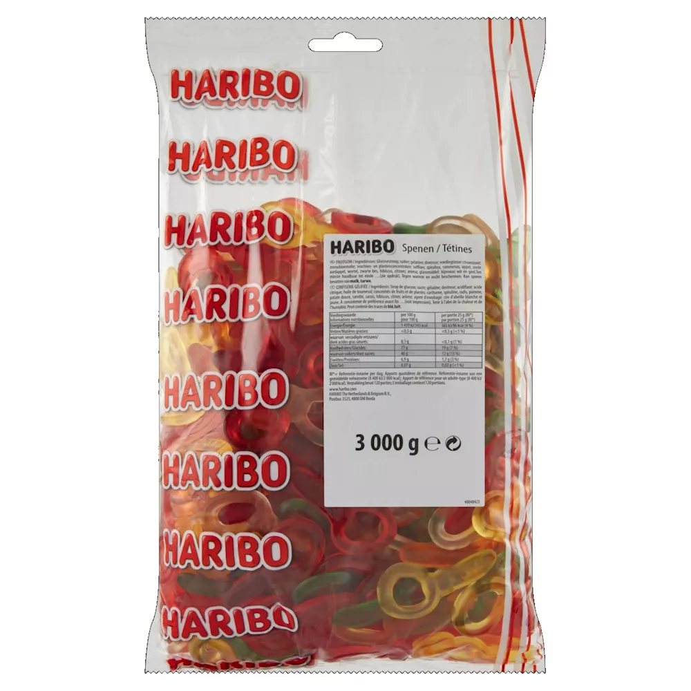 Haribo Wichtgoed Spenen 3kg