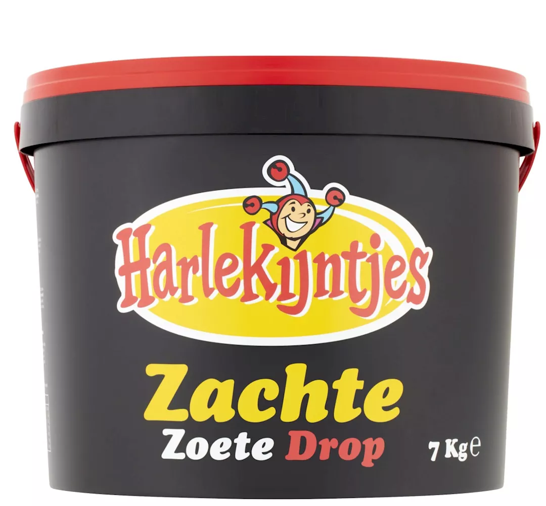 Harlekijntjes Zachte Zoete Drop emmer 7kg
