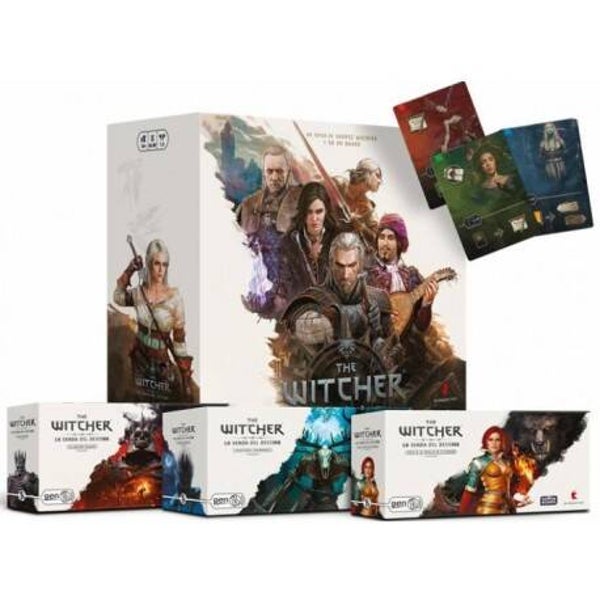 Base Deluxe + Cacería Salvaje + Monstruos Legendarios + Triss + Promo - La Senda Del Destino - The Witcher