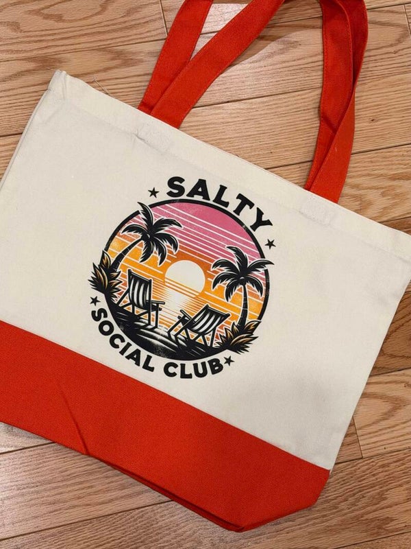 Surprise tote bag with tumbler and tee