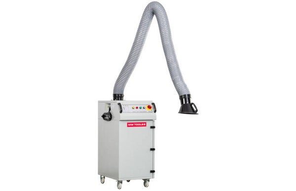 Mobiele lasrook- en oliemist afzuiging 2000M³/h 1,3KW 230V MW Tools