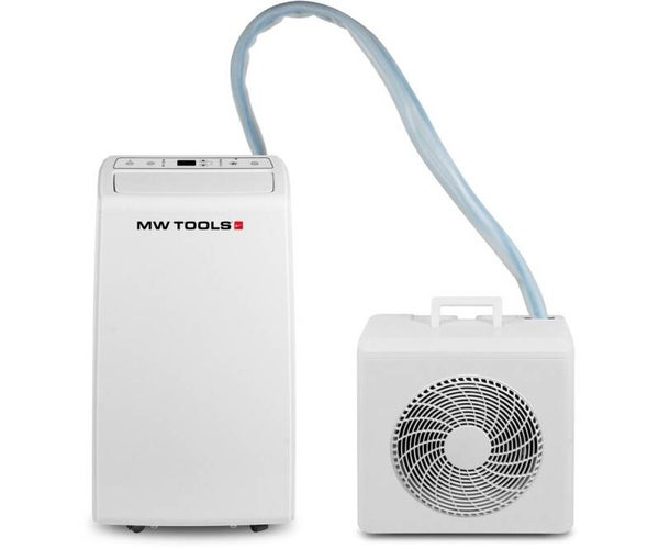 Draagbare Split - unit airco combi warm/ koud 3.52 kW 12000 BTU Energieklasse A+/A MW Tools