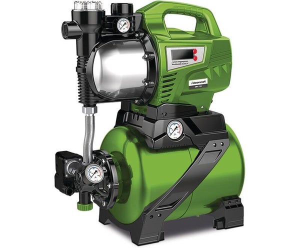 Hydrofoorsysteem met geïntegreerde voorfilter en digitale display - capaciteit 4.560 l/u - 1,1 kW 230 V Cleancraft