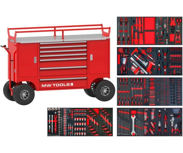 Gereedschapsset 514dlg in wagen GWB307TR2 MW Tools
