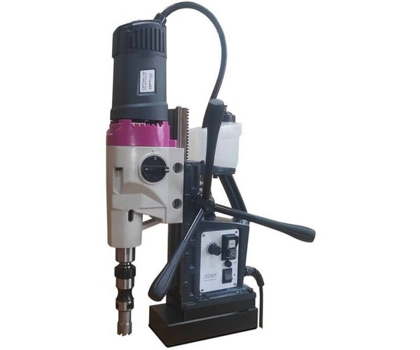 Magneetboormachine kernboren tot dia. 98x75 mm MK3 Weldon 19 mm 2,18 kW magneet 17000 N variabele toerentalregeling 100-530 tpm Optidrill