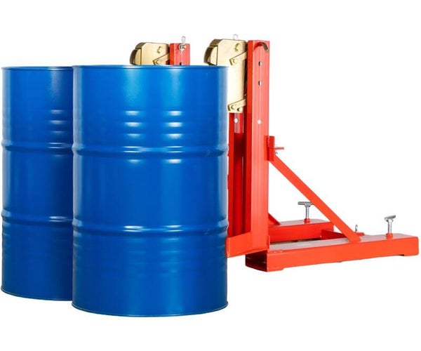 Vatengrijper vorkheftruck 2 vaten 60 – 220 liter 2x 360 kg MW Tools