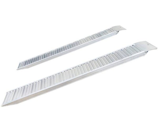 Set vaste oprijplaten aluminium 1700 kg 2496 x 310 mm bruikbare breedte 250 mm MW Tools