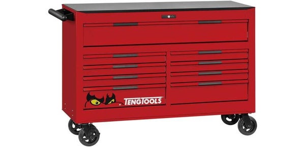Gereedschapswagen breed 9 laden 615 delig Teng Tools