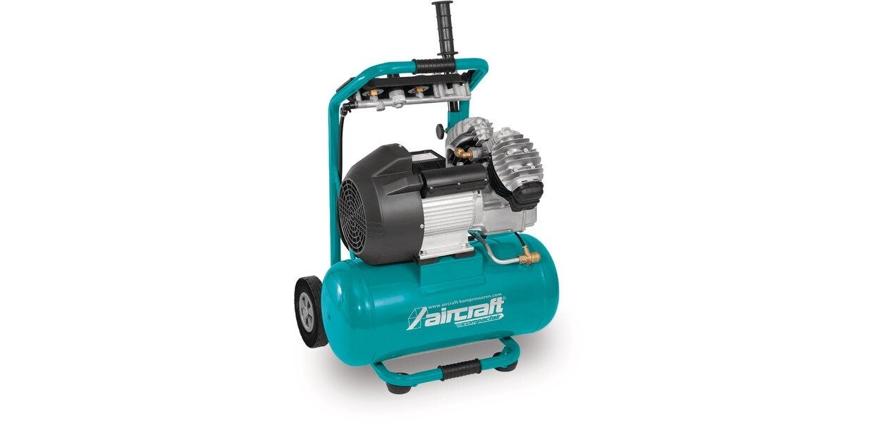 Werfcompressor mobiel ketel 24 L 2,2 kW / 3 Pk 310 L/min 10 bar 230 V - Made in Europe Aircraft