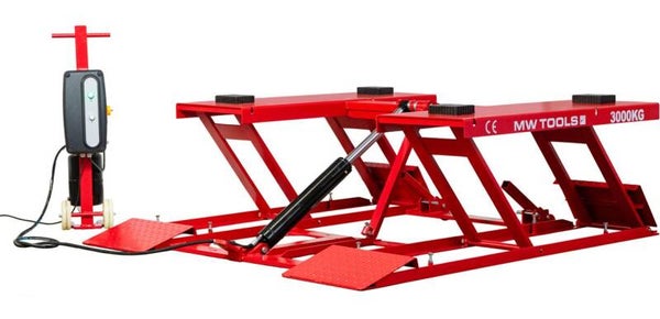 Mobiele schaarhefbrug 3T hefhoogte 620 mm 230 V MW Tools
