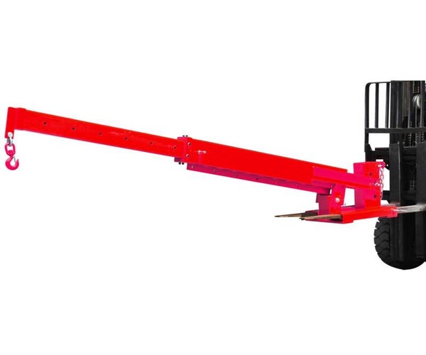Verlengarm instelbaar 0-26° 3000 kg 3,7 meter voor heftrucks MW Tools