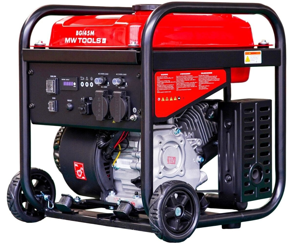 Benzine inverter generator 4,5kW 230V MW Tools