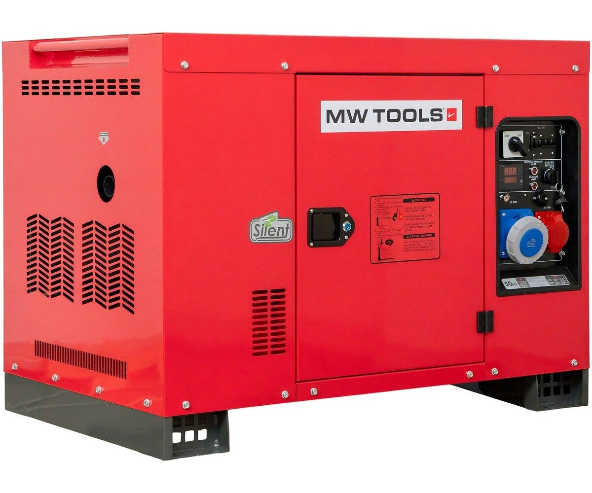 Diesel generator 9,6 kW 1x230V + 12,5 kW 3x400V MW Tools