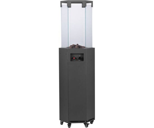 Infrarood terras heater 8.0kW hexagonaal - Antraciet MW Tools