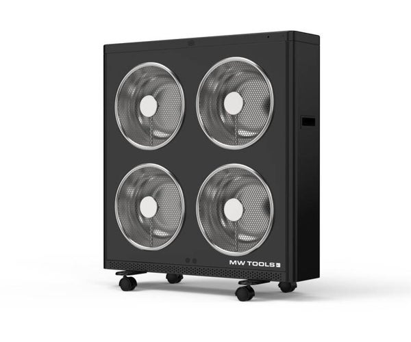 Elektrische infrarood werkplaatskachel 3 kW - Tot 60 m³ - Thermostaat - Afstandsbediening MW Tools
