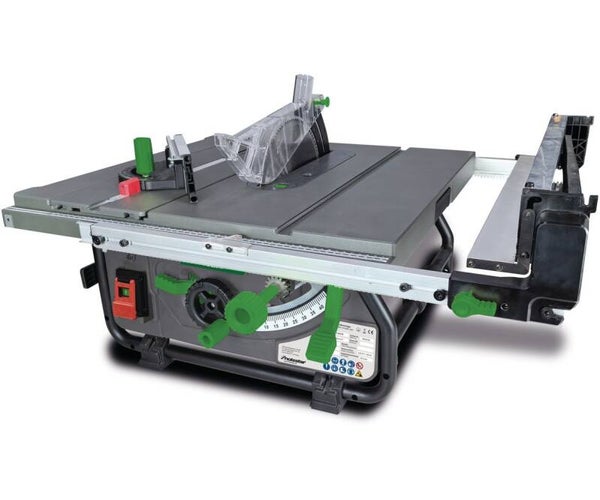 Tafelzaag voor hout zaaghoogte 80 mm 1,8 kW 230 V incl. cirkelzaagblad dia. 255 mm Holzstar