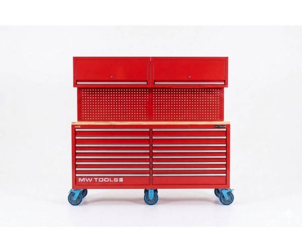 Gevulde extra brede gereedschapswagen met ruime topbox MEGA EV XXL 782-delig MW Tools