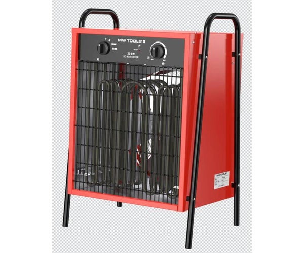 Industriële elektrische warmeluchtblazer 30 kW - 3x400 V - Tot 1300 m³ MW Tools