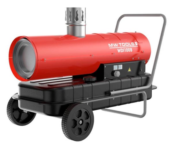 Indirecte dieselheater 30 kW - Met rookgasafvoer - Tot 1740 m³ MW Tools