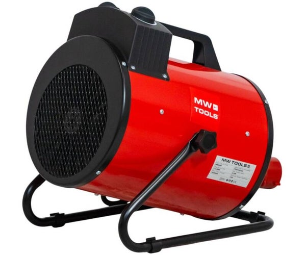 Warmeluchtblazer elektrisch 5 kW - 3x400 V - Regelbare thermostaat en blaashoek - Draagbaar - IP24 MW Tools