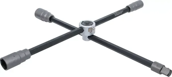 Vierweg wielmoersleutel voor vrachtwagens | 24 x 27 - 32 x 20 mm (3/4")