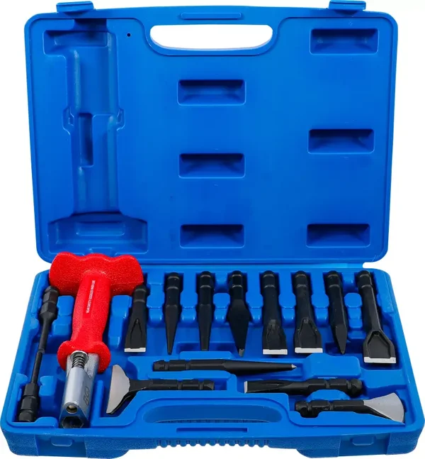 Beitel- en doorslagset | 15-dlg.
