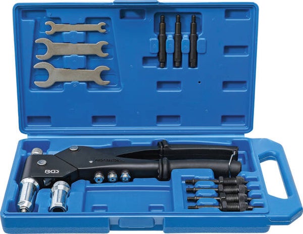 Popnageltang-set | voor standaard popnagels, popmoeren en klinkbouten