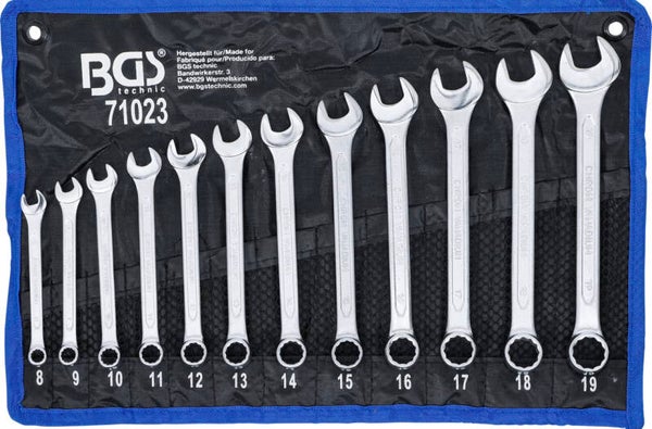Steekringsleutelset | 8 - 19 mm | 12-dlg.