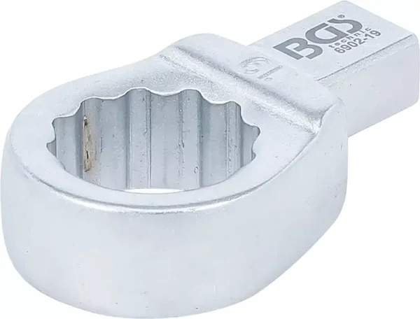Insteek-ringsleutel | 19 mm | opname 9 x 12 mm