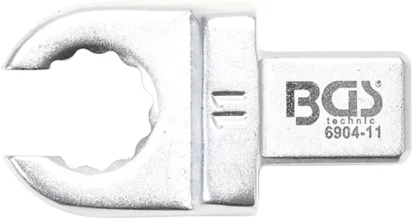 Insteek-ringsleutel | open | 11 mm | opname 9 x 12 mm