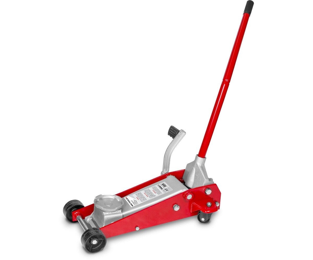 Quicklift garagekrik 3T met kriksteunen, wagentje en werkplaatskrukje MW Tools