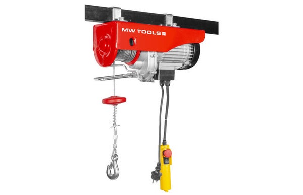 Kabeltakel 230V 250 kg, 12 m, 230 V, bekabelde bediening MW Tools