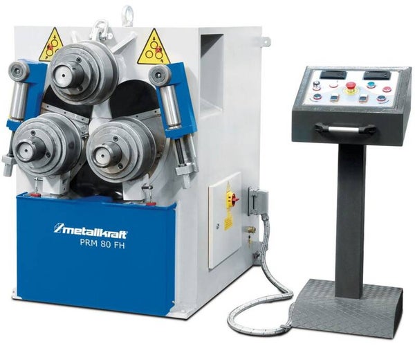 Hydraulische profielwals 3 walsen 3 aangedreven walsen horizontaal verticaal te plaatsen 4 kW 400V Metallkraft