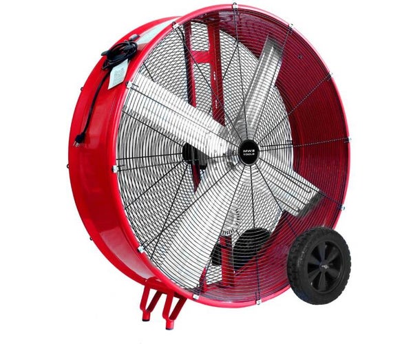Mobiele riemaangedreven ventilator Ø1200mm 490W 230V MW Tools