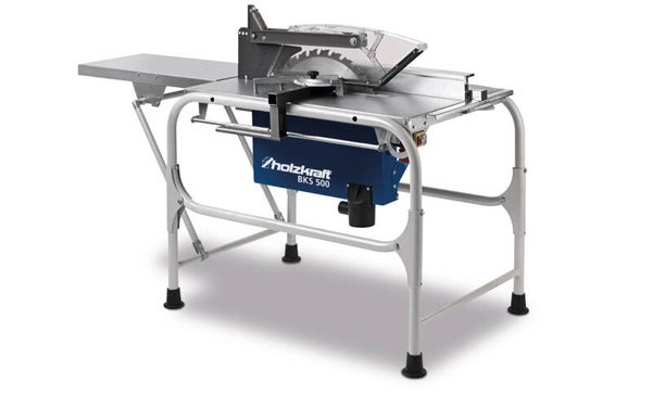 Professionele zaagtafel bouw voor hout zaaghoogte 150 mm 4,2 kW 400V inclusief cirkelzaagblad dia. 500 mm Holzkraft