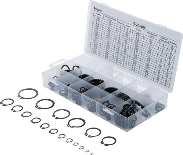 Assortiment borgringen buiten | Ø 3 - 32 mm | 300-dlg.