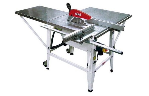 Universele mobiele precisie zaagtafel voor hout zaaghoogte 90 mm 1,6 kW 230V incl. cirkelzaagblad dia. 315 mm Jet