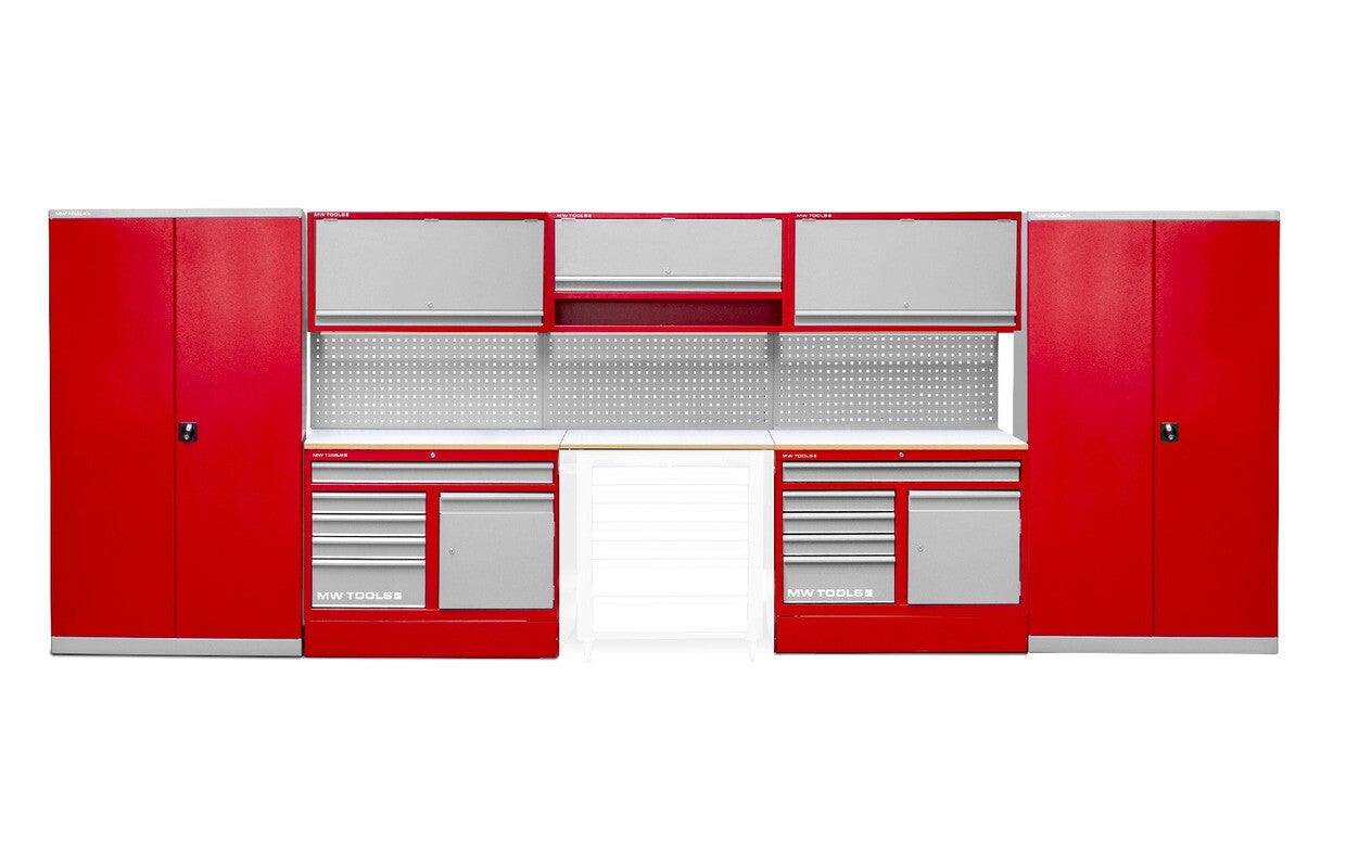 Werkplaatsmeubilair 5,5M met 2 kasten MW Tools