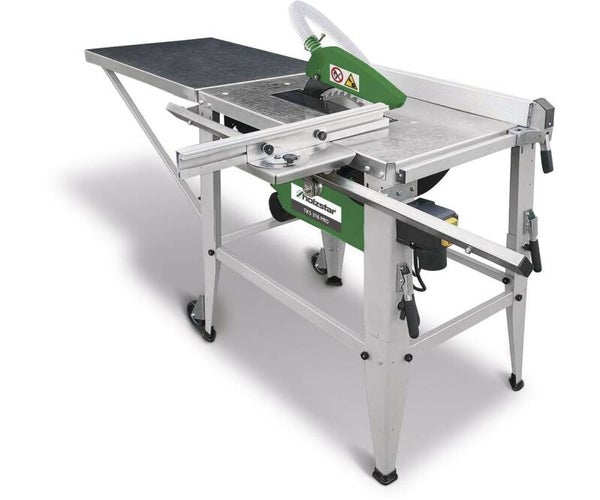 Universele mobiele precisie zaagtafel voor hout zaaghoogte 90 mm 2,8 kW 400V incl. cirkelzaagblad dia. 315 mm Holzstar