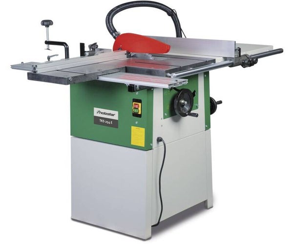 Universele precisie stationaire zaagtafel voor hout zaaghoogte 80 mm 1,5 kW 230V incl. cirkelzaagblad dia. 254 mm Holzstar