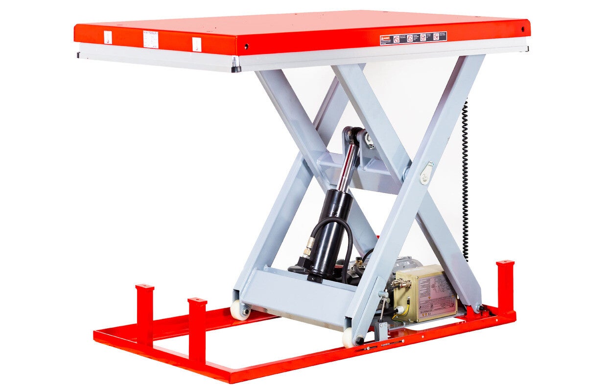 Elektro-hydraulische schaarheftafel 990 MM 1000KG 230V MW Tools