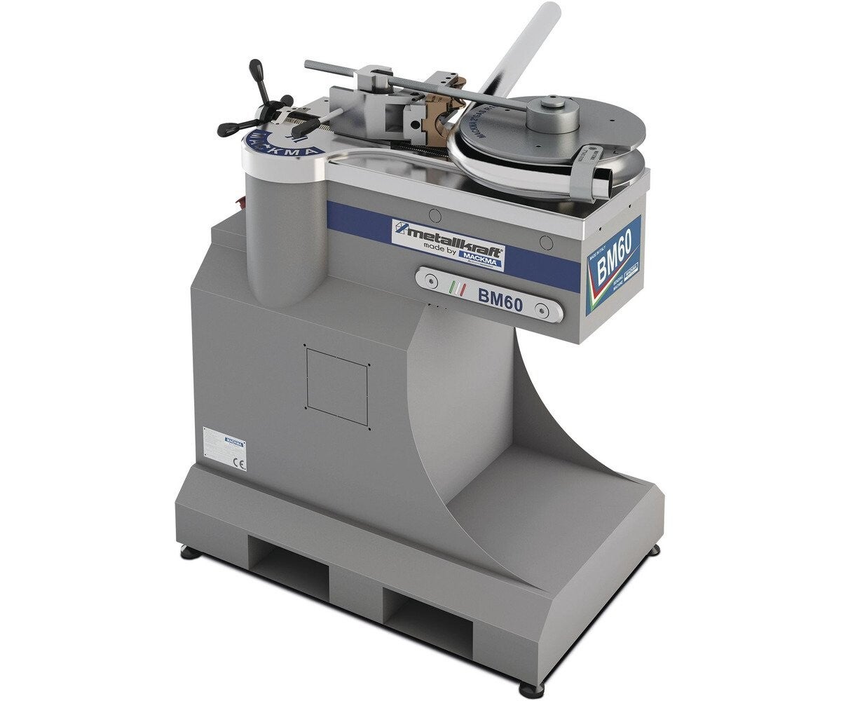 Doornloze pijpbuigmachine NC sturing voor buizen tot dia. 60 mm en wanddiktes tot 4 mm 1,5 kW 400V Metallkraft