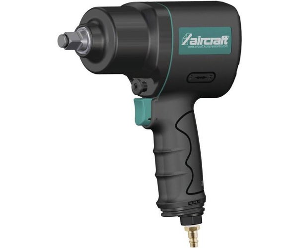 Industriêle perslucht slagmoersleutel 1/2" 1112 Nm composiet materiaal lengte 183 mm Aircraft