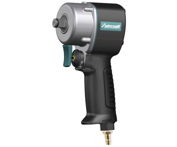 Industriële perslucht slagmoersleutel 1/2" 678 Nm composiet materiaal Super Mini lengte 98 mm Aircraft