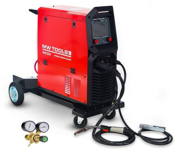MIG industriële synergie lasinverter 30A-220A 230V MW Tools