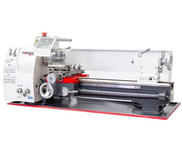 Metaaldraaibank centerhoogte 125 mm centerlengte 550 mm spilboring 26 mm 0,75 kW 230V 6 snelheden Torros