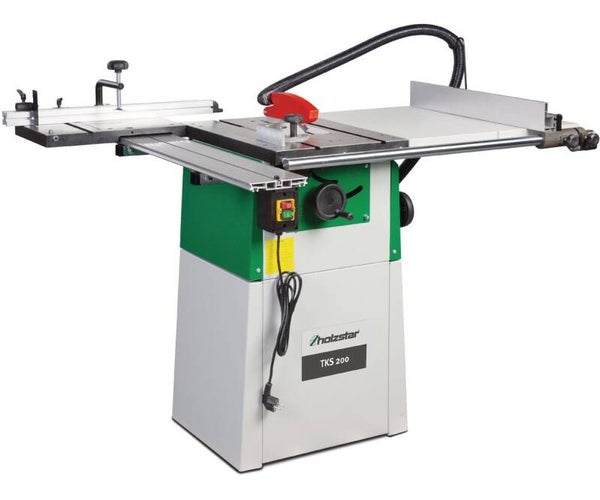 Universele precisie stationaire zaagtafel voor hout zaaghoogte 60 mm 1,1 kW 230V incl. cirkelzaagblad dia. 200 mm Holzstar