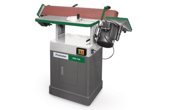 Oscillerende kantenschuurmachine schuurlengte 820 mm slijpband 150x2270 mm 2,2 kW 400V Holzstar