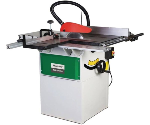 Professionele precisie stationaire zaagtafel voor hout zaaghoogte 80 mm 1,5 kW 400V incl. cirkelzaagblad dia. 254 mm Holzstar